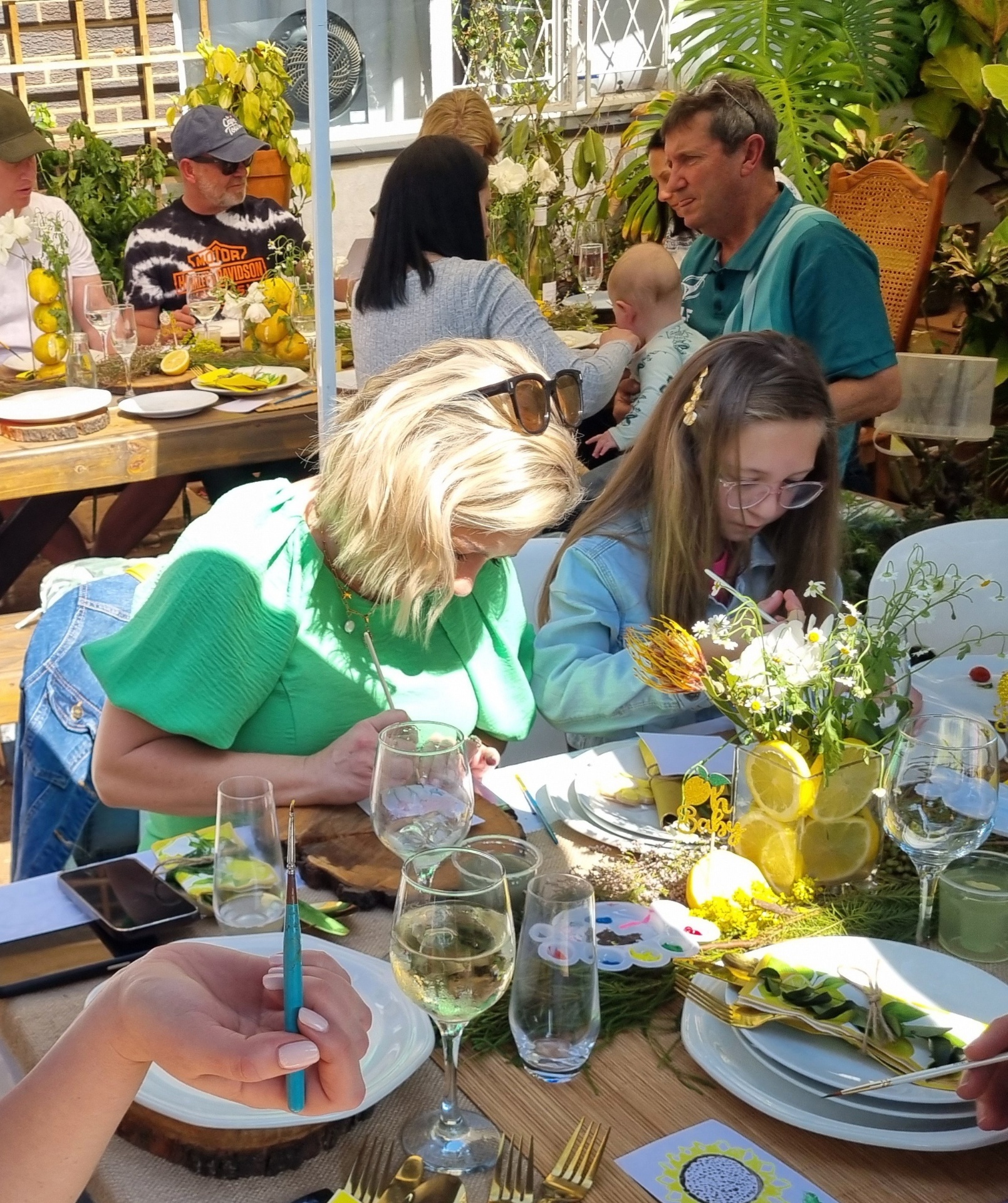 A hosted Sip & Paint gathering